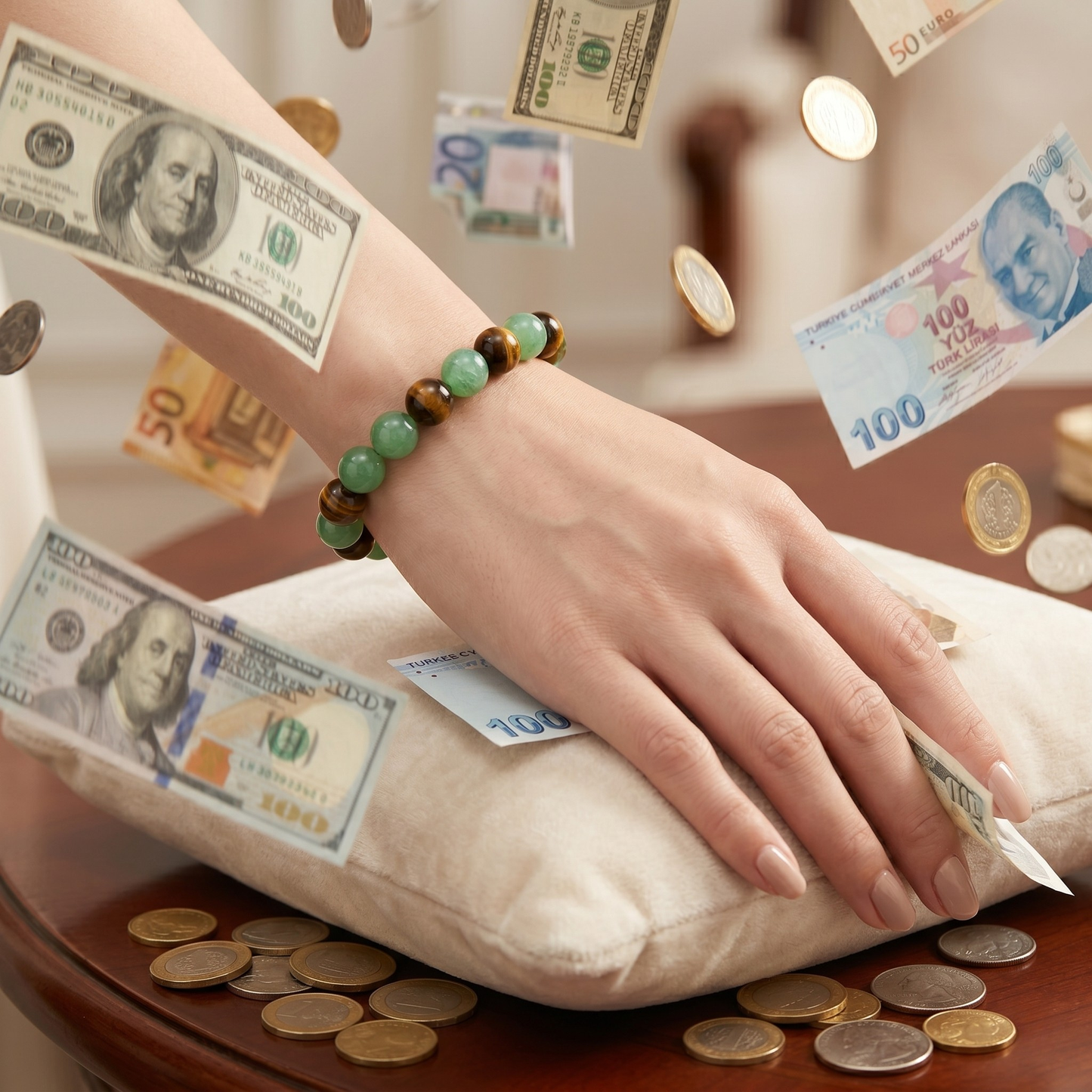 Bolvera Para Çekim Bilekliği | Bolluk ve Zenginlik Enerjisi