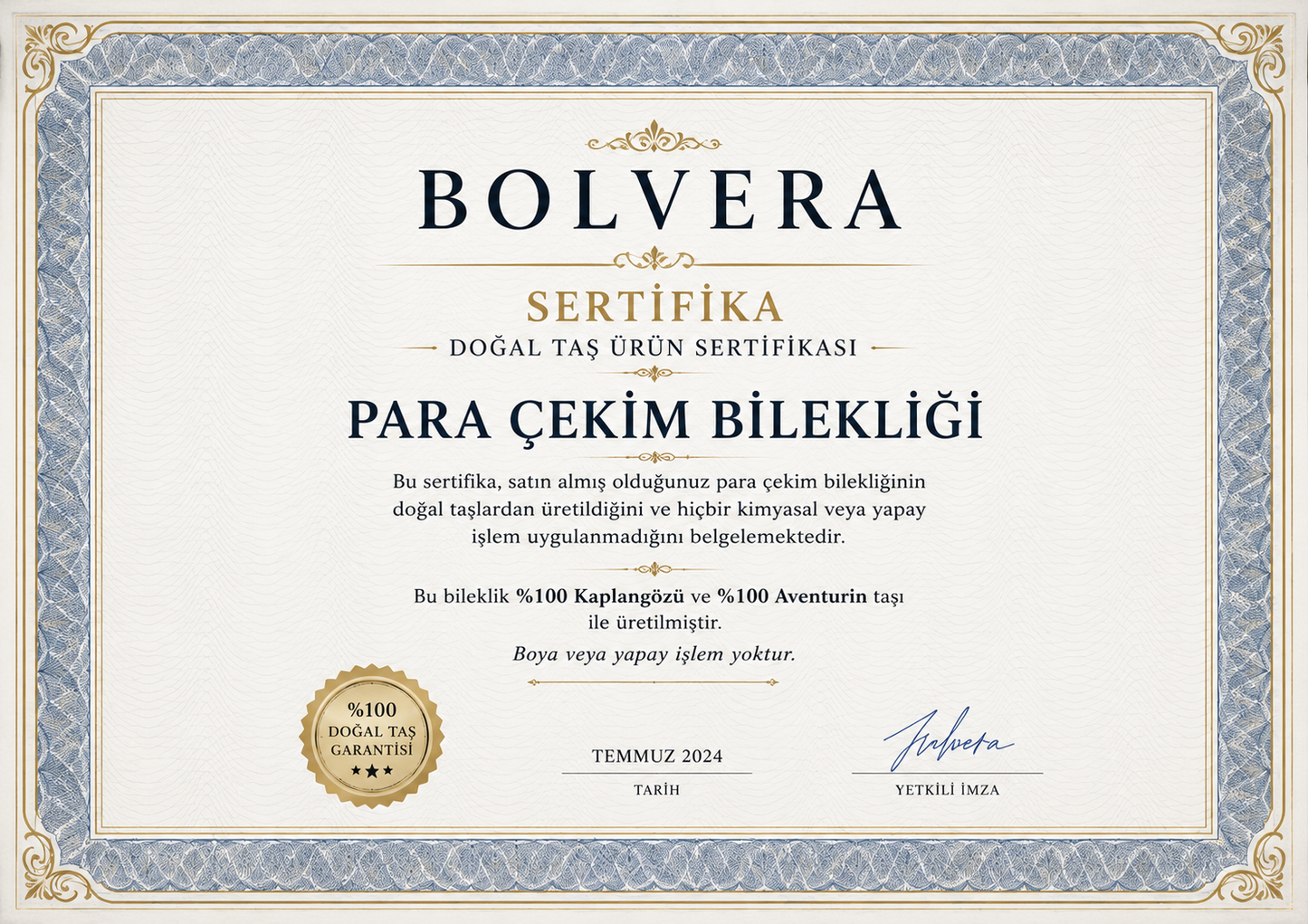 Bolvera Para Çekim Bilekliği | Bolluk ve Zenginlik Enerjisi